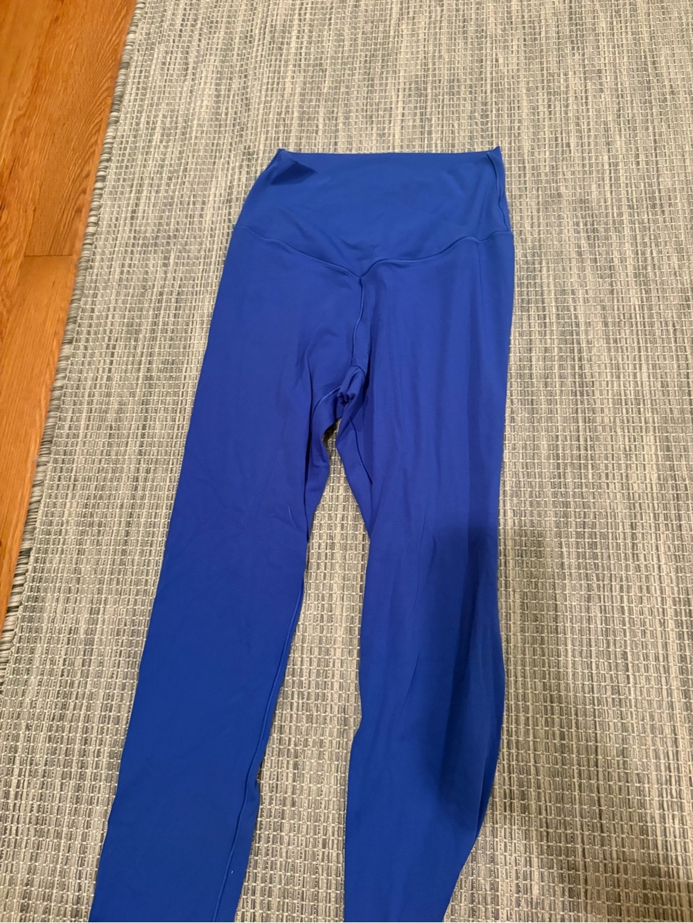Aerie Cross Over Leggings Royal Blue